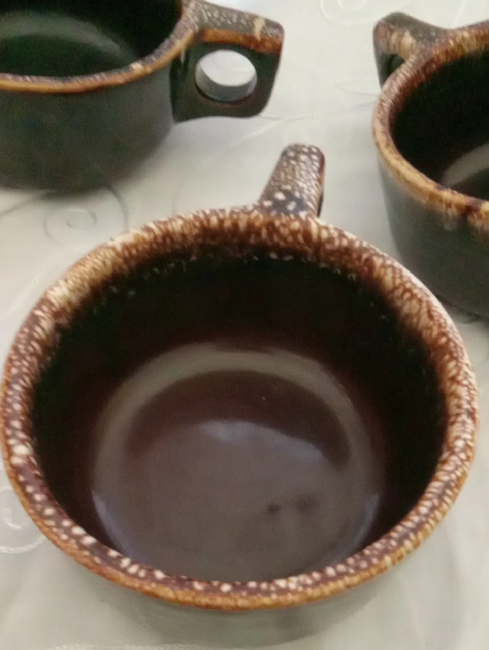 3 Vintage Usa Ovenproof Soup Cups Or Coffee Cups